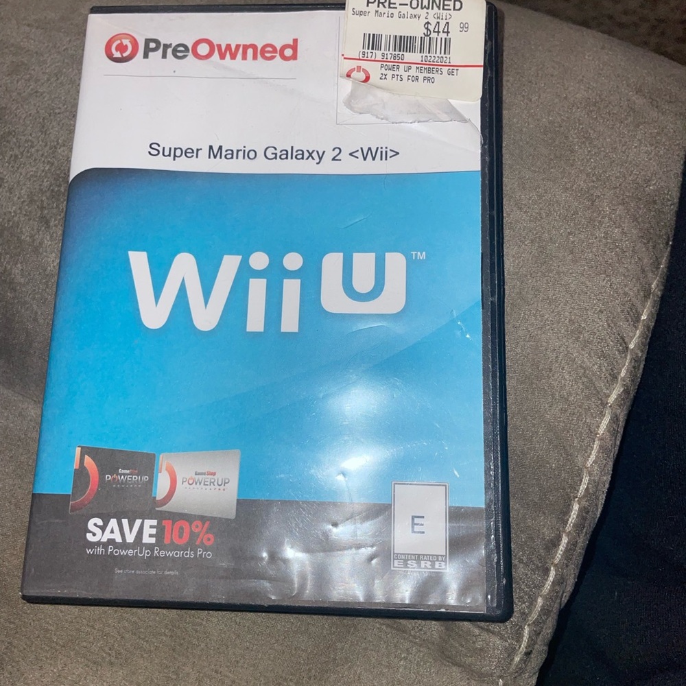 Nintendo Wii Super Mario Galaxy 2 - Black and Blue